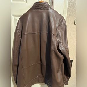 Tommy Bahama leather bomb jacket
